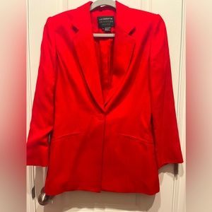Vintage Liz Claiborne Petite Size 6 Linen Blazer